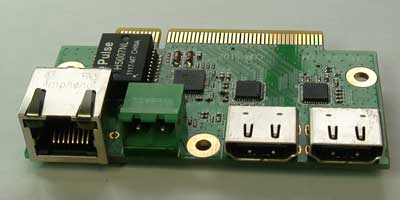 COM-5102 Gbit Ethernet + HDMI Interface Card